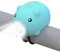 Bocguy Licht für Roller Kinder, LED licht laufrad Kinder - USB licht Fahrrad Kinder, LED Warnlicht, Dreifachmodus mit Hupe, IP64 Wasserdicht, für Roller und Kinderwagen (blau)