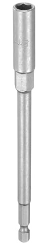 QUARKZMAN Bussole per Avvitatore 8mm Attacco Esagonale 1/4 Extra Lunga Prese Metriche 6 Punti da 6 (150mm) CR-V Chiavi a Bussola Inserti Professionali Bulloni Per Trapani Elettrici