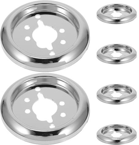 HAMPPLIES 6pcs Gas Stove Knob Base Replacement for Bbq Grills and Gas Stoves Heat-resistant Control Switch Knobs Easy-clean Cooking Replacement Parts for Kitchen Home and Outdoor Use