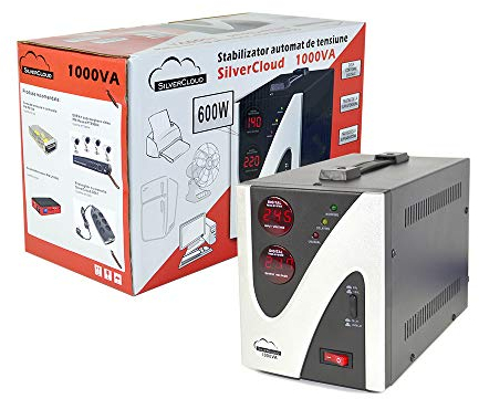 Voltage Converter Stabilizer SilverCloud 1000VA 600W