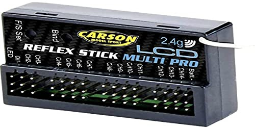 Carson 500501544 Receiver Reflex Stick Multi Pro LCD 2.4G