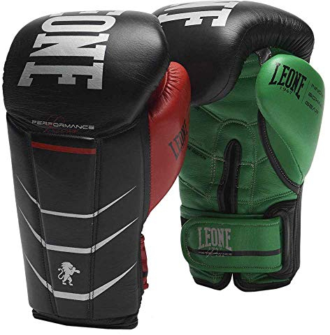 LEONE 1947 Unisex – Erwachsene Revo Performance Boxhandschuhe GN110, Schwarz, 14oz