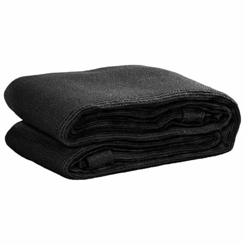 vidaXL Black Tent Carpet 250x300 cm - Durable, Weather-Resistant & Water-Permeable Outdoor Rug for Camping, Caravan Awning or Patio