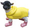 Fachhandel Plus Deko-Figur Lamm mit rosa Gummistiefel und Regenmantel Tierfigur Schaf Gartendeko