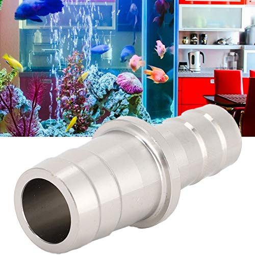 AYNEFY Akvariumsslangadapter i Rostfritt Stål, 12-16 mm Variabel Diameter, Vattenrörsanslutning för Akvarium