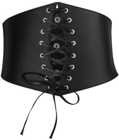Lomdung Cintura Obi da Donna Elastiche 20 CM, Obi Largo, Corsetto Elegante, Bottone a Pressione, per Matrimoni, Feste Famiglia, Feste Natale
