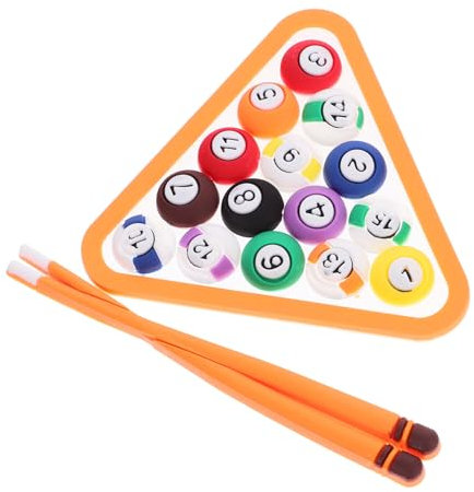 Cabilock Billard-Kuchen- 2 Stück Billard-Thema Kuchen- Flexibler Kleber Für Geburtstagsparty