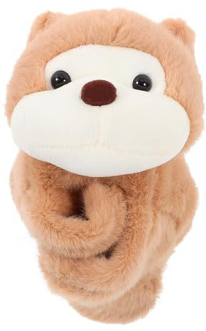 WOONEKY Plüschtier Kuscheliger Üschtier Mit Slap Bracelet Niedlicher Monkey Wrist Hugger Für Perfektes Partyspielzeug Und Affen Kuscheltier
