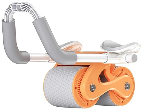 Rouleau De Roue AB - Roue D'exercice Rouleau AB | Rouleau De Roue Abdominale Avec Support De Coude | Exercice Non Slip Pour Les Muscles Abdominaux | Équipement D'entraînement À Double Rond Avec Funce