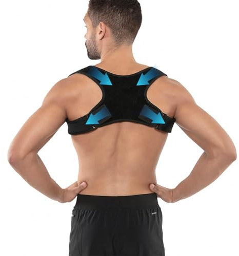 Posture Corrector for Women and Men, Adjustable Back Support for Back, Comfortable Upper and Back Brace, Shoulder and Neck