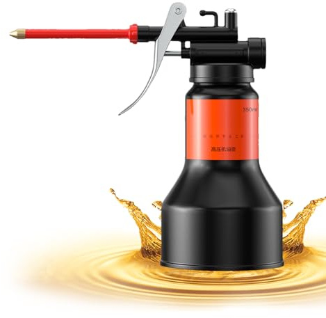 Ölkanne mit Tülle - 350ml Industrielle Pumpendose - Schmierspray für Elektronik Werkstatt Industrieanlagen,Auto Zubehör für Werkzeugwartung Kleingeräte Industrieequipment