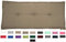 KOPU® Bankauflage Prisma Taupe | Auflagen für Gartenbank | Taupe Bank Auflagen 120 x 50 cm | 19 Einfache Farben | Dralon | Robuster Schaumstoff für zusätzlichen Komfort