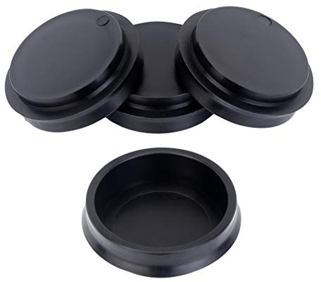 Set of 4 - Castor Cups (Caster Cups) – Floor Protection - Suitable for Upto 55mm Wheel Diameter (Furniture, Appliances, etc)