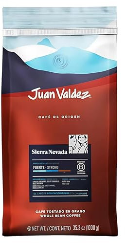 Juan Valdez - Sierra Nevada | Café Tostado en Grano, Fuerte - 1KG