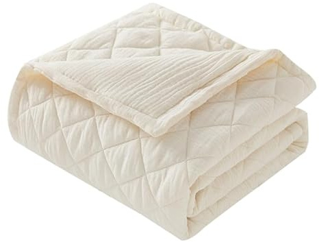 Coperta per Neonati in Cotone Morbida e Traspirante, Ideale per Culle e Passeggini - Trapunta Leggera, Biancheria da Letto per Bambini