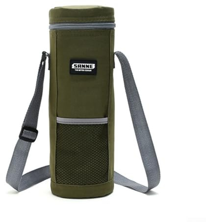 Mantén tu botella de agua a la temperatura perfecta con esta bolsa térmica (2 L verde)