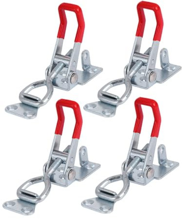 Gadpiparty 4pcs Quick Release Toggle Clamps Heavy Duty Latch Clamp for Cabinet Door Box Case