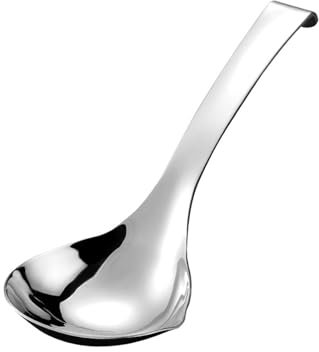 Spoon In Acciaio Inox Spoon Ergonomic Handle Soup Ladle Per Cucina Domestica Professionale Utensili Da Cucina