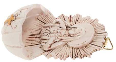 Cabilock Bénitier Mural Résine Pour Entrée Décoration Murale Église Bénitier Suspendu