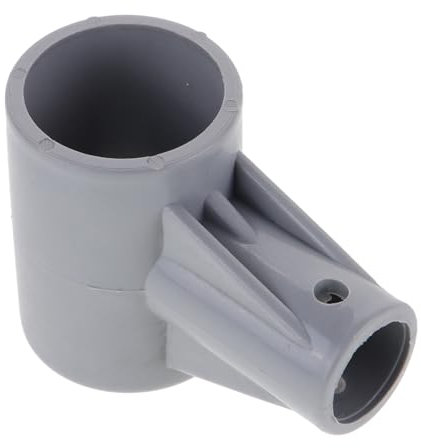 UKCOCO Accessori Per Pennoni Fornitura Pennone Cerchio Dell'asta Della Bandiera Base Dell'anello Del e Di Bandiera Fermo Dell'asta Della Porta Plastica Grigio