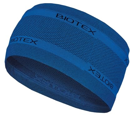 BIOTEX Fascia Tergisudore Unisex per Ciclismo e Running, Ideale per qualsiasi Sport, Intimo Tecnico Sportivo, Blu Royal