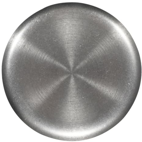 Cabilock Piatto Da Sushi in Acciaio Inossidabile Piatto Da Portata in Stile Occidentale Robusto Facile Da Pulire 16 5 Cm Per Cena