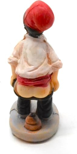 Figura pastore bianco del presepe nascosto da 6,5 cm. trova la figura natalizia. l'uomo che fa la cacca. figurina cagando. set di scena di natività, figure, gesù. 3 Re. modelli in scala