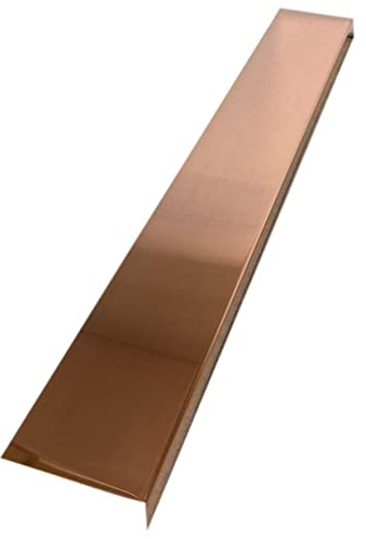 Eagle 1 Stair and Window Sill Nosing/Ledge Guard Protectors (1 x 3 2 Pcs Per Order) Aluminum Tread Plate, Copper, Stainless Steel Stair/Window Edging (Copper, 60)