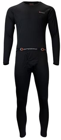 SPEERO Baslager set svart, Svart, XXL
