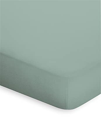 Bassetti SPANNBETTLAKEN, Baumwolle, Salvia, 180x200 200x220