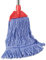 GRAREND Trapeador Comercial con Mango de trapeador de 60 Pulgadas, fregona Industrial de algodón Resistente para Limpieza de Suelos, mopa húmeda de Cuerda en Bucle para el hogar, Cocina, Garaje,