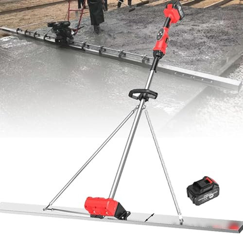 Levigatrice Rotorbitale Eccentrica Levigatrice elettrica per la finitura del calcestruzzo, alimentata a batteria, righello per livellamento della superficie del calcestruzzo da 150 cm, macch