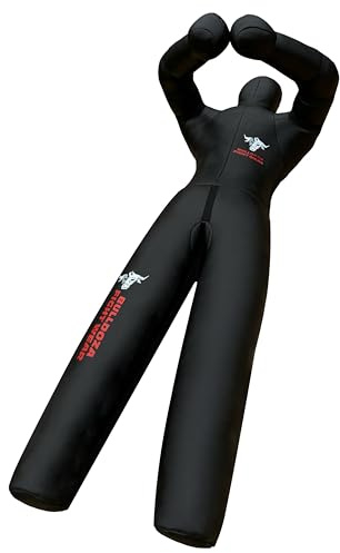 BULL DOZA FIGHT WEAR Self-Fill 5ft (152cm) Grappling Dummy – Jiu-Jitsu Dummy for Advanced BJJ, Wrestling, Judo, Ground and Pound, and MMA Training