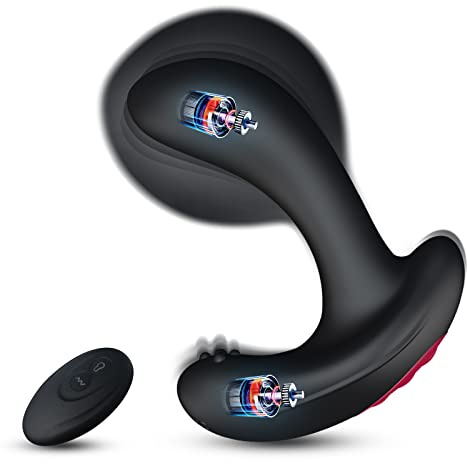 Anal Vibrator Inflatable Butt Plug - Remote Control Prostate Massager with Automatic Inflation and 10 Vibrating Modes for Adult Male Female Prostate Stimulator Anal Sex Toys for Men Women Pleasure