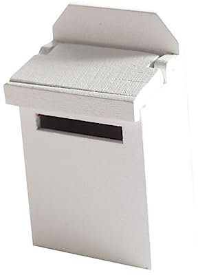 Uonlytech Mini Cassetta Delle Lettere in Legno in Scala 1:12 Cassetta Postale Vintage Cassetta Postale Fissa Per Decorazioni Per La Casa in Miniatura Accessori Per Giocattoli