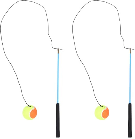 SUPVOX 2juegos Pelota De Ejercicios Pequeña Para Mayores Ejercitador De Manos y Muñecas Balón De Balanceo Para Aliviar El Hombro Para Ejercicios De Fitness Casa