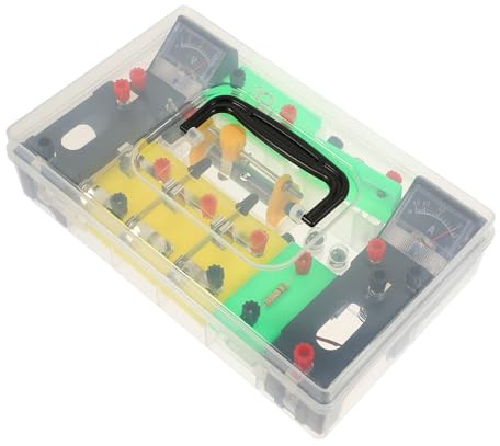 BESPORTBLE Kit Éducatif Électricité pour Apprentissage Scolaire Circuits Électriques, Matériel en PVC Facile à Transporter, pour Élèves et Enseignants en Physique Couleur Aléatoire