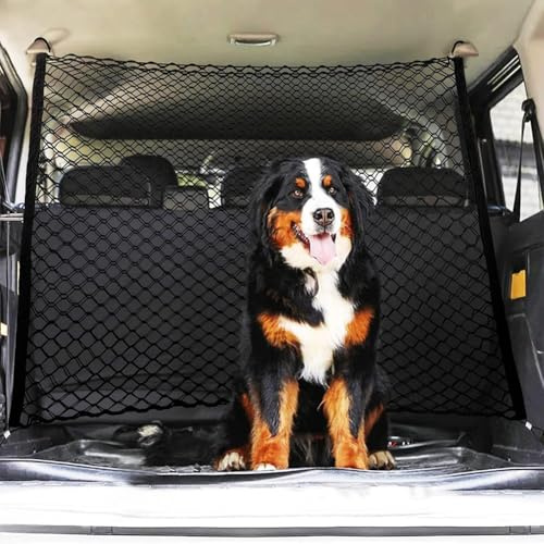 BLAFT Rete per Cani Auto per Jeep Avenger Grand Cherokee, Doppio Strato Duraturo Divisorio Auto per Cani Griglia per Sedile Posteriore e Bagagliaio