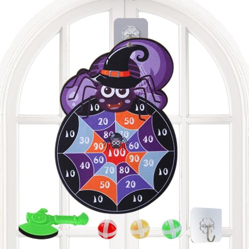 Barn Dartspel Halloween Måltavla Kastaktiviteter Med Bollar Och Yxa | Partyspel För Familjesammankomster, Släktträffar, Fester, Studentboende Samt Skolor, Lägenheter, Lekrum Samt