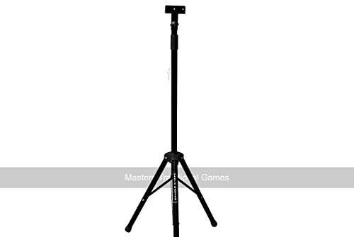 Darts Master Dartboard Stand - Portable Telescopic Tripod Dartboard Mount Steel Stand with Fixings (Dartboard not Included)