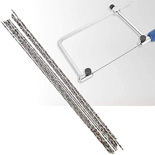 Lot de 12 lames de scie à chantourner avec dents en spirale pour bois, métal, plastique, sciage, sculpture, convient à la plupart des marques de scie Bosch, Dewalt, Makita, etc.