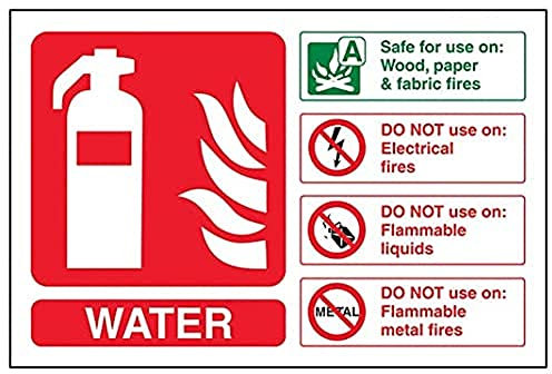 Extincteur - ID de l'eau - 150 x 100 mm