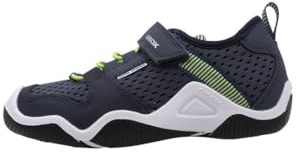Geox Jungen Jr Wader Sneaker,Navy Lime,36 EU