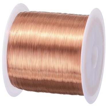 QUARKZMAN Fil de Cuivre Émaillé de 0,1 mm, 4265 Pieds, 100 G pour Transformateurs et Inducteurs