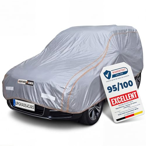 Upgrade4cars Telo Copriauto Esterno Versione 2026 Impermeabile | Copertura Completa per Tutte le Stagioni | Telo Universale SUV - L (480 × 195 × 150 cm)