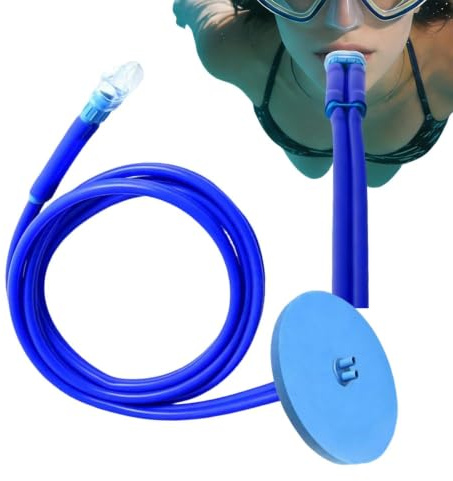 Tube Respiratoire De Tuba | Respirateur Entièrement Sec avec Tuyau De 3 M | Tuba De Plongée Étendu, Système De Circulation d'air Confortable pour La Natation sous-Marine,pour Hommes Femmes Débutants