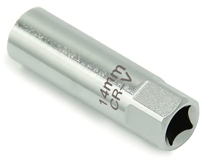 Sixfolo Zundkerzenschlussel 14mm Dunnwandiges Zundkerzen-Ausbauwerkzeug Zundkerzenschlussel Magnetisch fur Die Meisten Autos