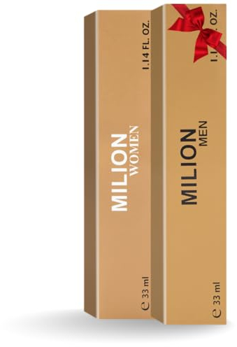 Parfüm Set Duft Spray für Paare – Parfum Geschenk für Partner zum Valentinstag - das inspirierte Dupe für Herren & Damen – 33ml Flakon (MILION)
