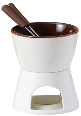 JISADER Set di Utensili per Fonduta di Cioccolato, Ideale per Feste e Matrimoni