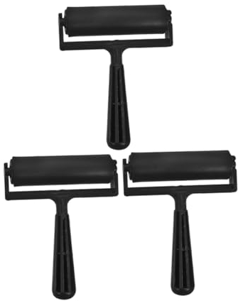 COHEALI 3St Roller-Art-Werkzeug Kugelschreiber Ballpoint Pen Druckwalze bastelzeug Rollenwerkzeug multifunktionswerkzeug manuelle Gummiwalze Kunstzubehör für Diamanten Malerrolle Plastik